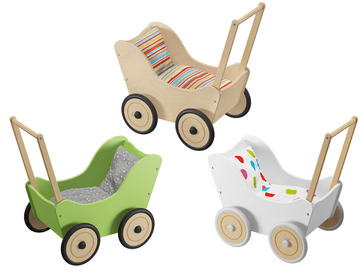 Puppenwagen als Lauflernhilfe in verschiedenen Farben V-95.002