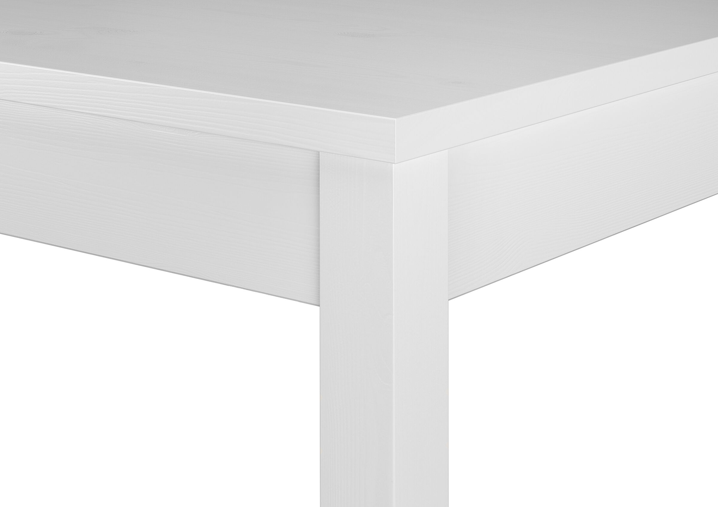 Detail weißer Tisch