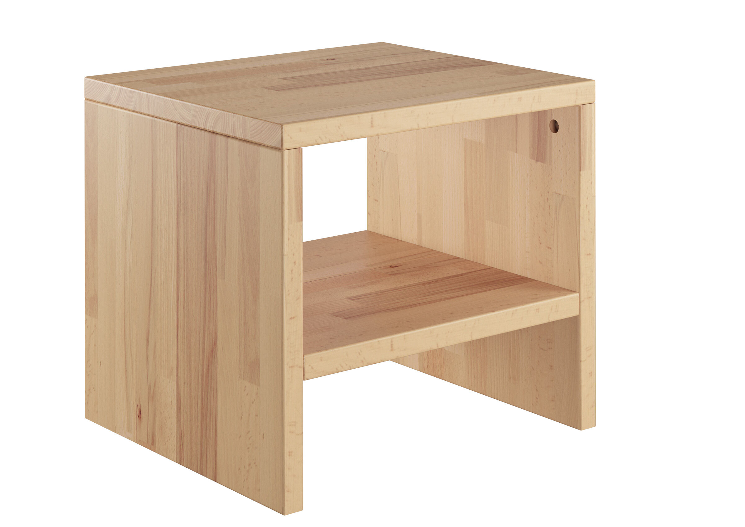 table de chevet, table d'appoint en hêtre massif, design contemporain et moderne 90.20-K31