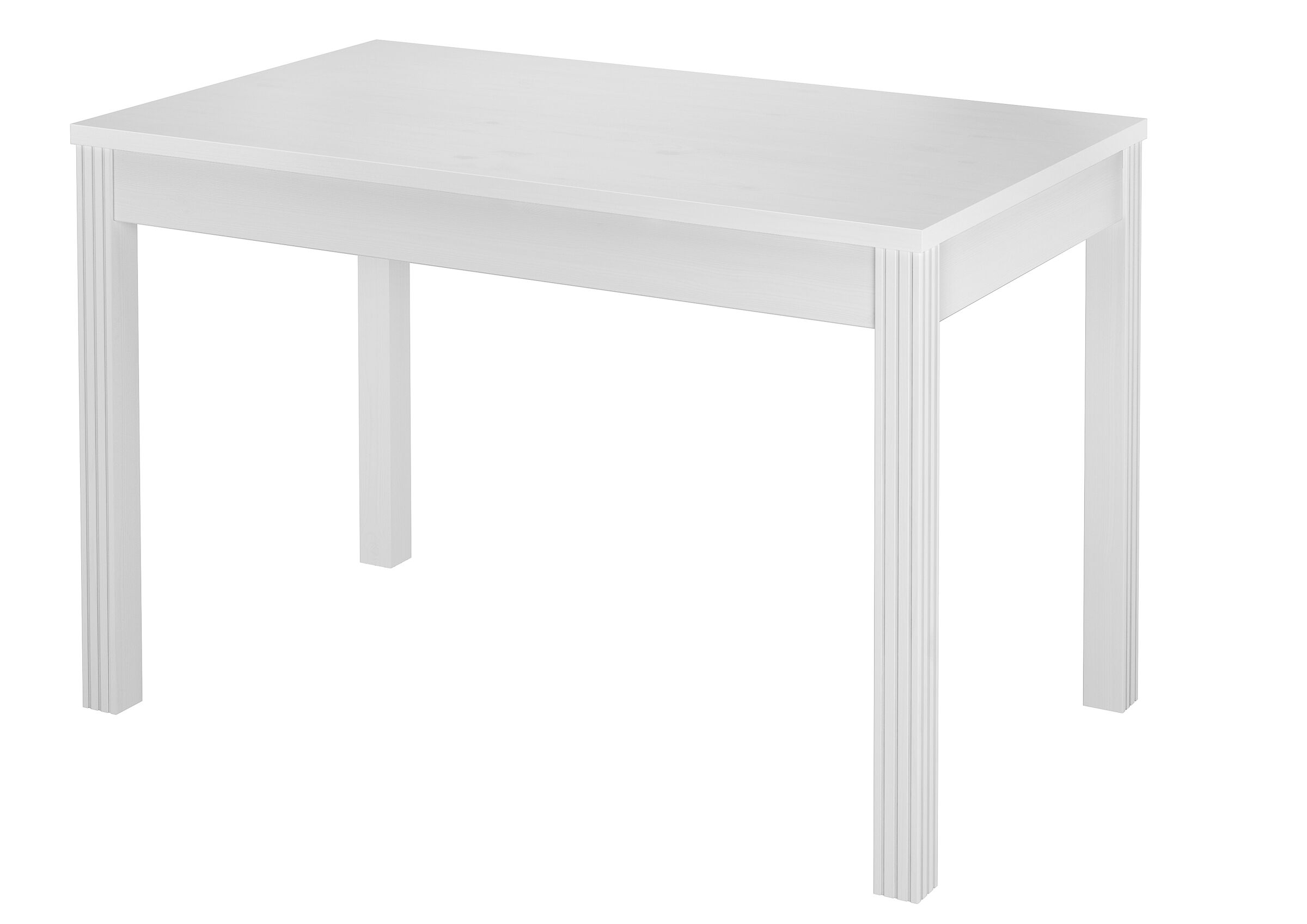 weißer Holztisch