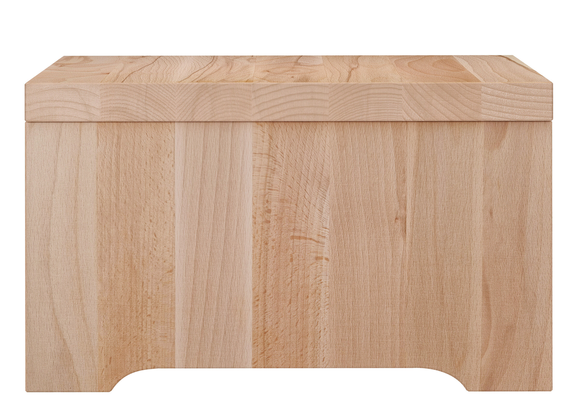 Holz-Nachttisch ohne Schublade
