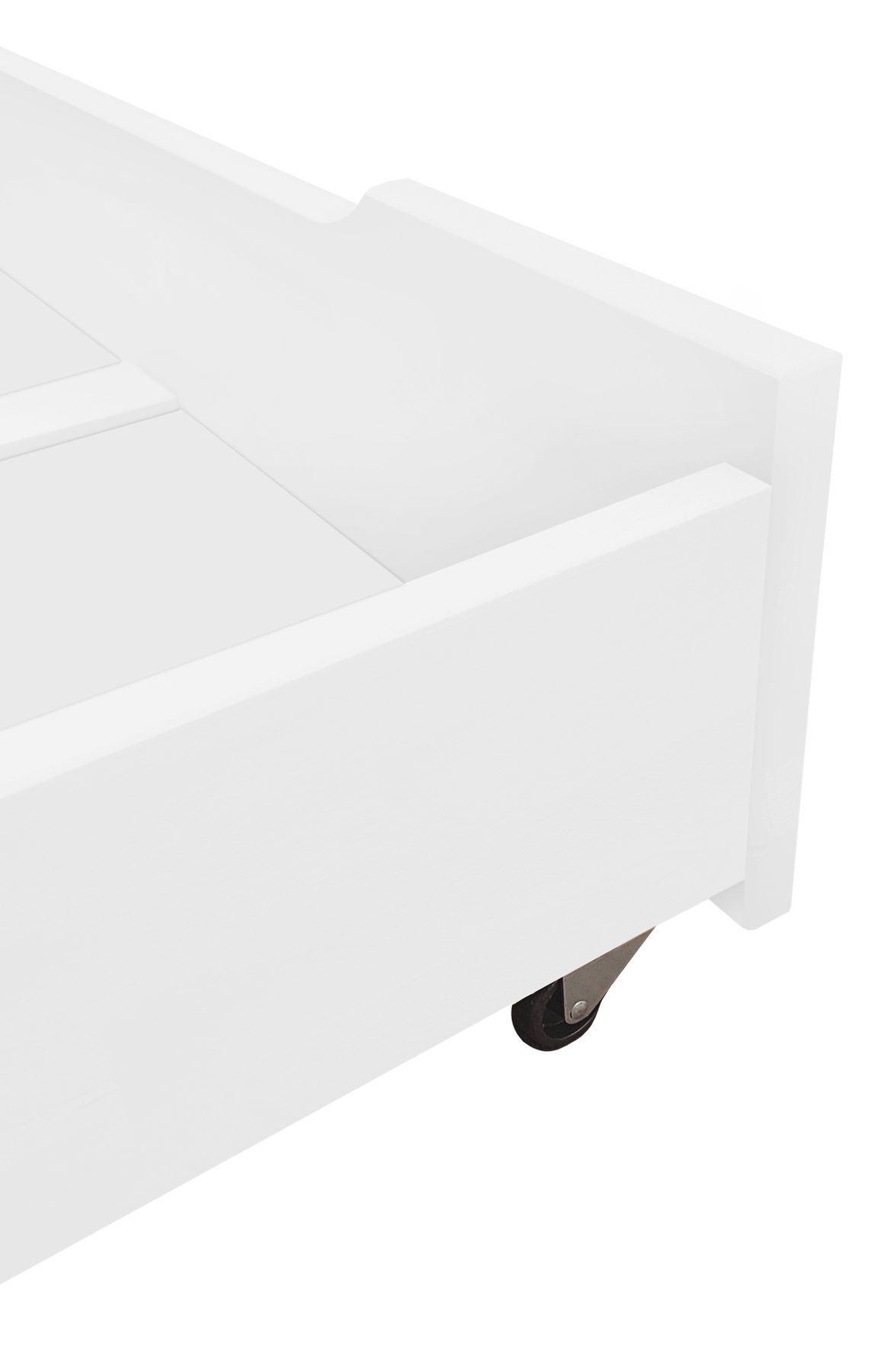 Due cassetti porta oggetti per i NOSTRI letti in Faggio bianco 90.10-BS32-W