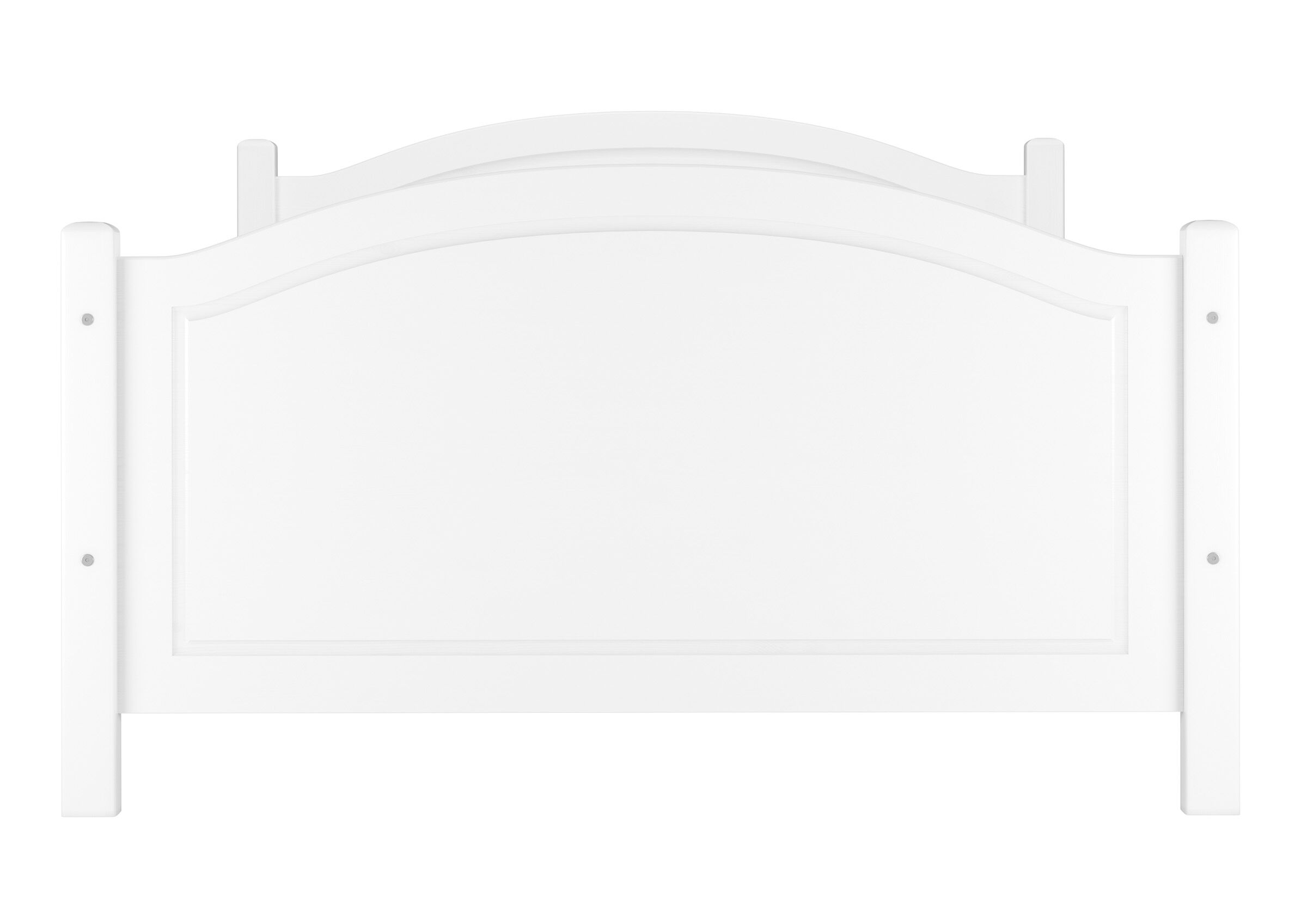 Cinque varianti di largo letto classico bianco anche PER ANZIANI 120x220 in Pino massello V-60.40-12-220W