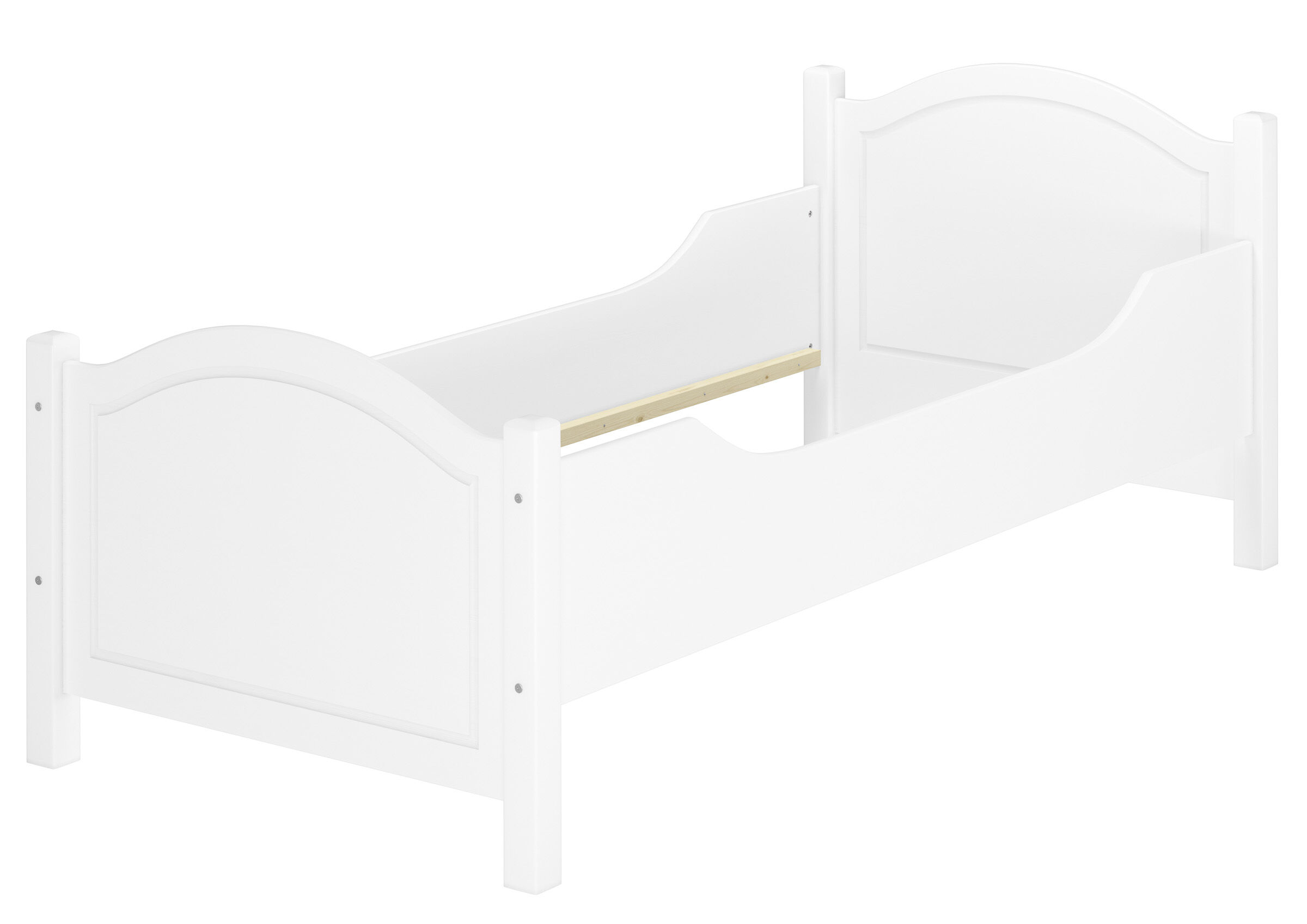 Sei varianti di largo letto classico bianco anche x ANZIANI 100x200 Pino massello V-60.40-10W