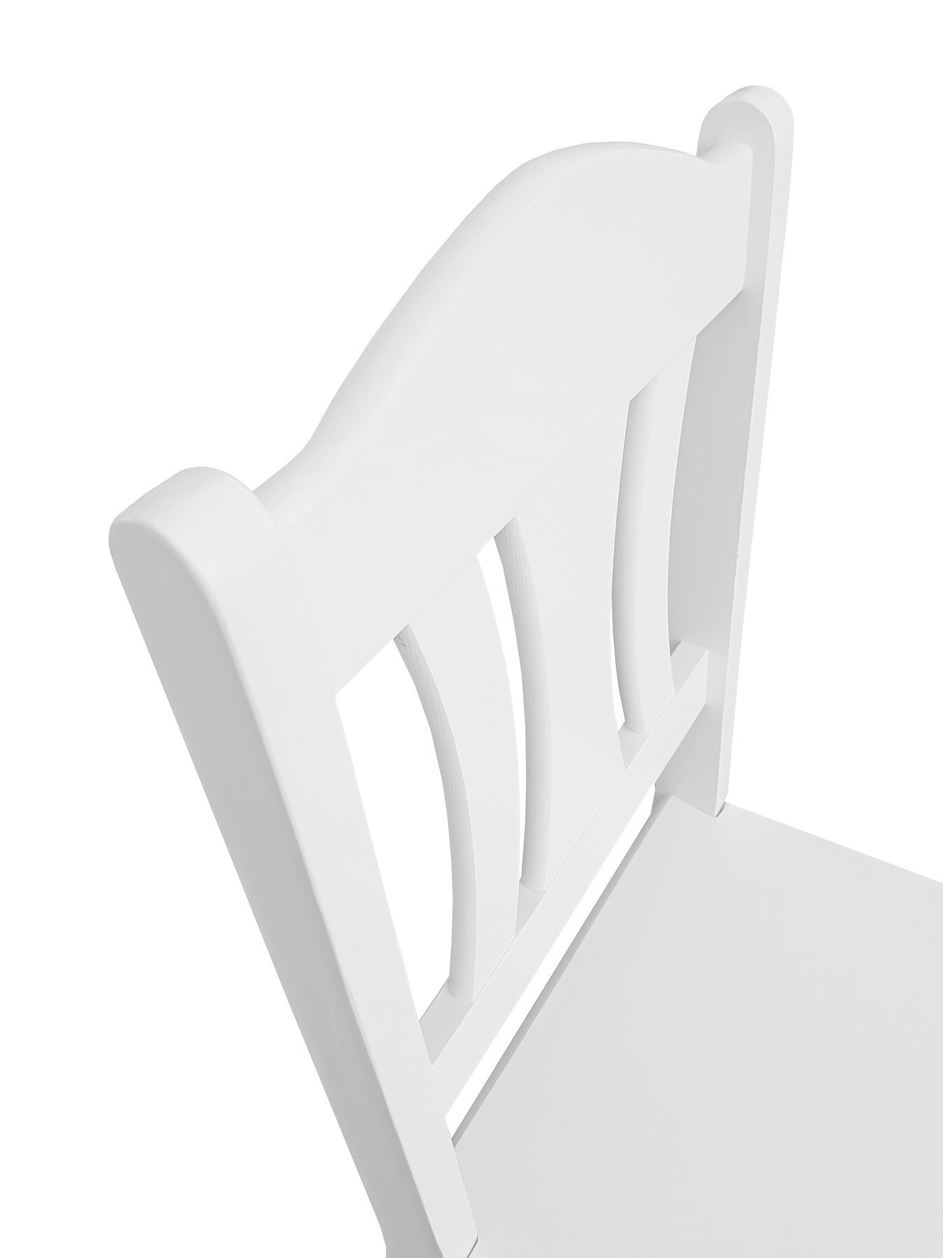 Due varianti x solida seggiola bianca in pino massello V-90.71-26W