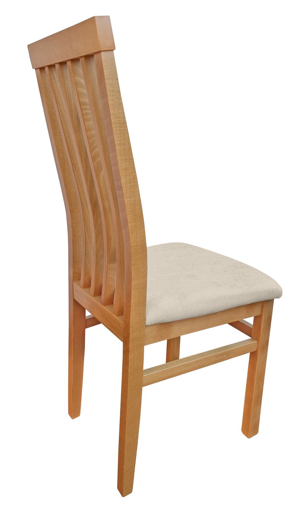 Due varianti di elegante sedia in faggio chiaro seduta imbottita x cucina, salotto V-90.72B-71
