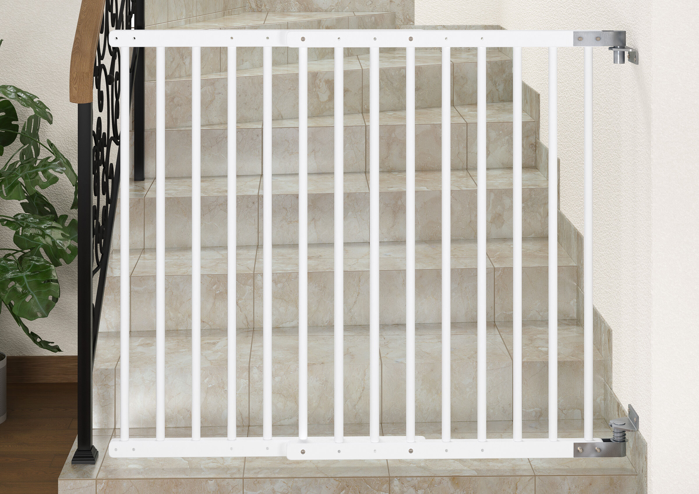  Cancello bianco di sicurezza/protezione delle scale per bambini 90.90-99W