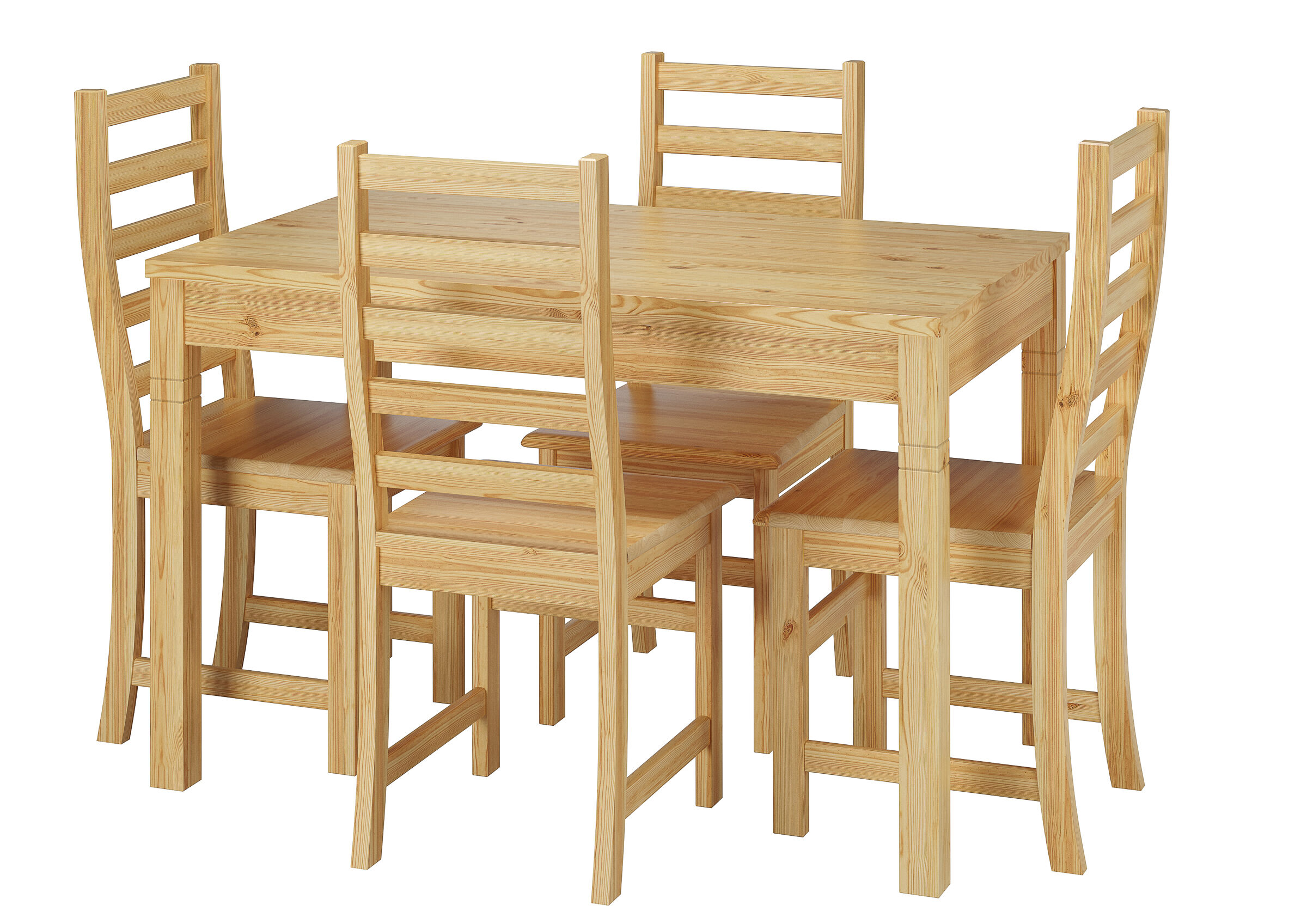 Tisch und Stühle Kiefer massiv