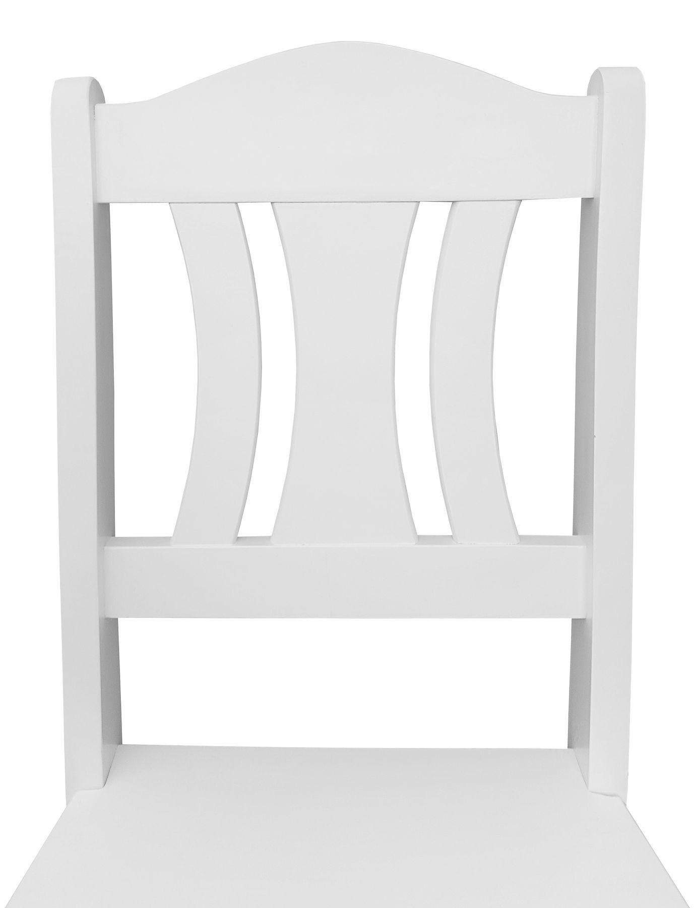 B-WARE Küchenstuhl Massivholzstuhl weiß Esszimmerstuhl im Einzel- oder Doppelpack V-90.71-26W
