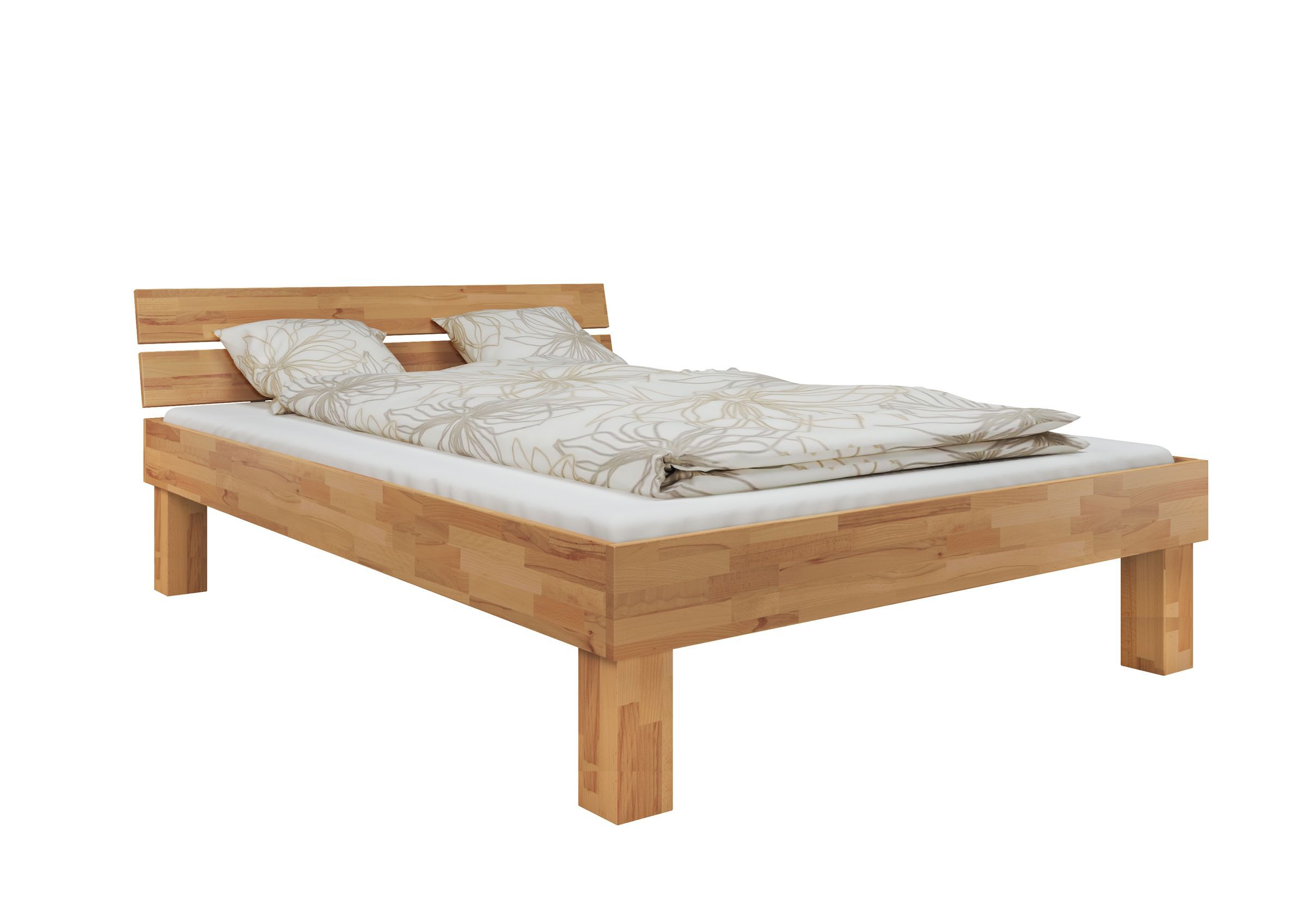 Cinque varianti x moderno letto/futon 120x220 in Faggio laccato ANCHE x ANZIANI V-60.81-12-220