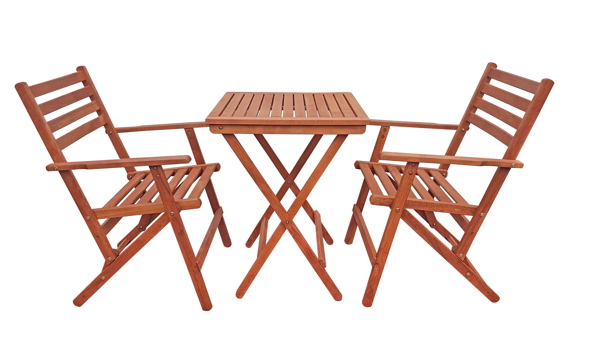 Set Tisch mit 2 Stühlen Gartenstühle  10-210-2T