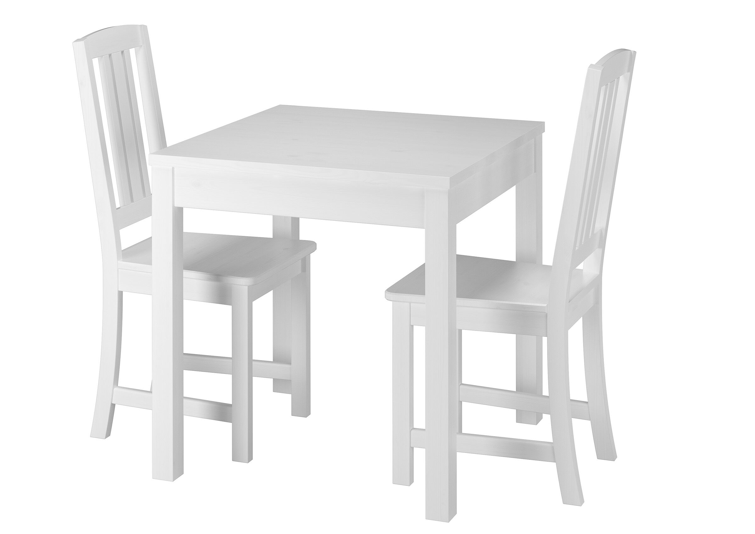 Beispiel für Essgruppe mit 2 Stühlen und Esstisch in Küche 