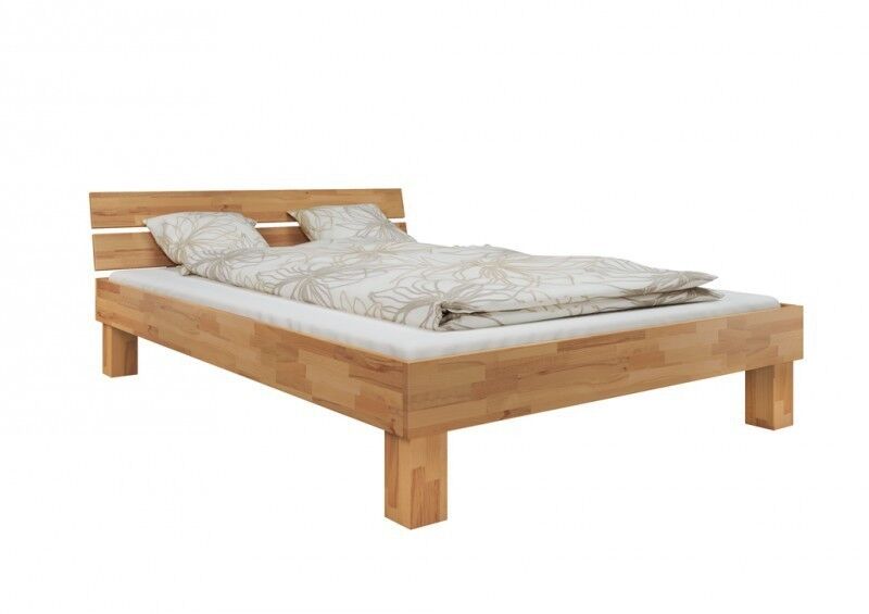 SECONDA MANO di moderno letto/futon 120x200 in Faggio laccato SENZA doghe 60.80-12oR