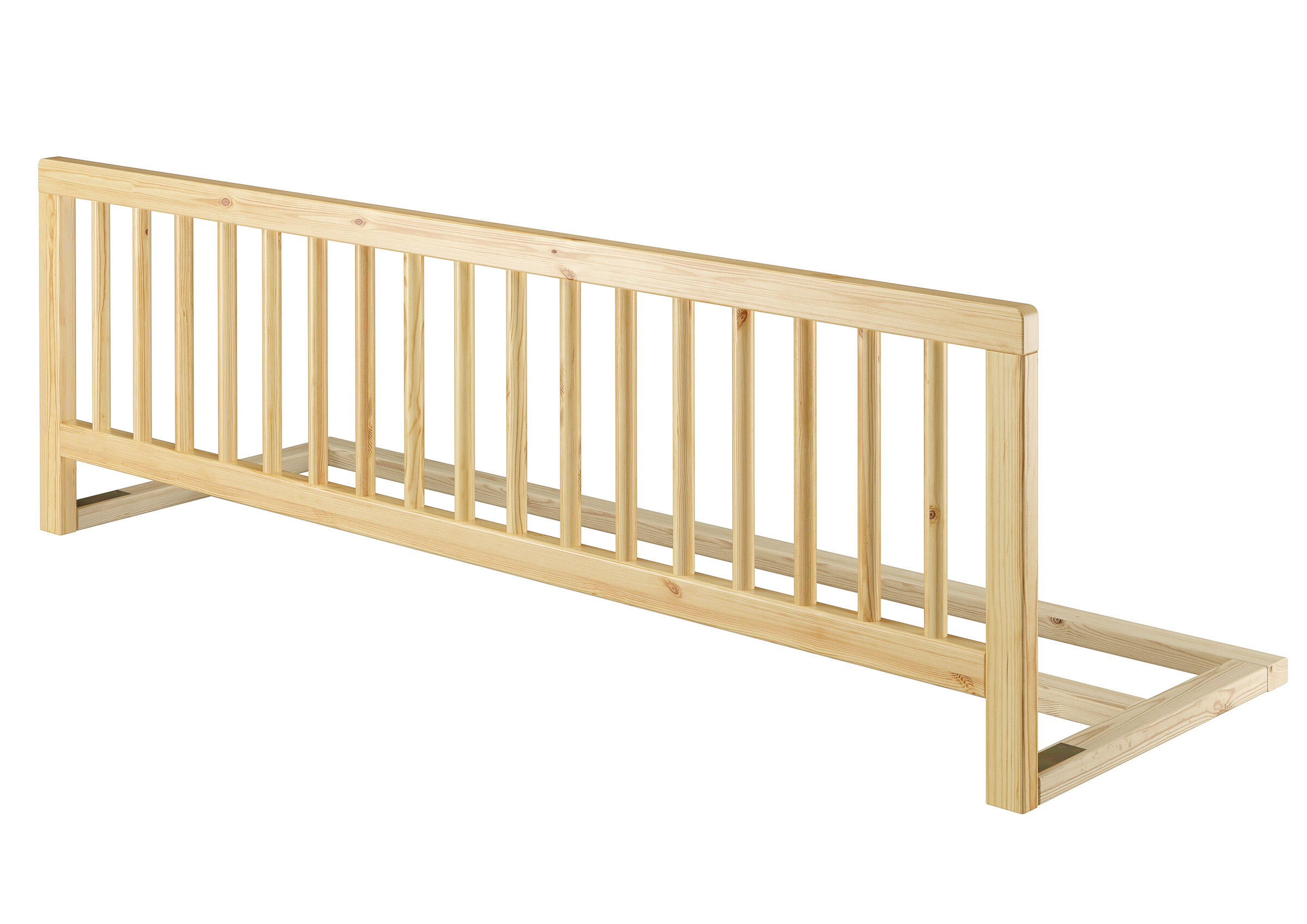 barrière de protection pour lits, sécurité enfant, barrière de lit en bois massif, pliable 60.Kisi-A