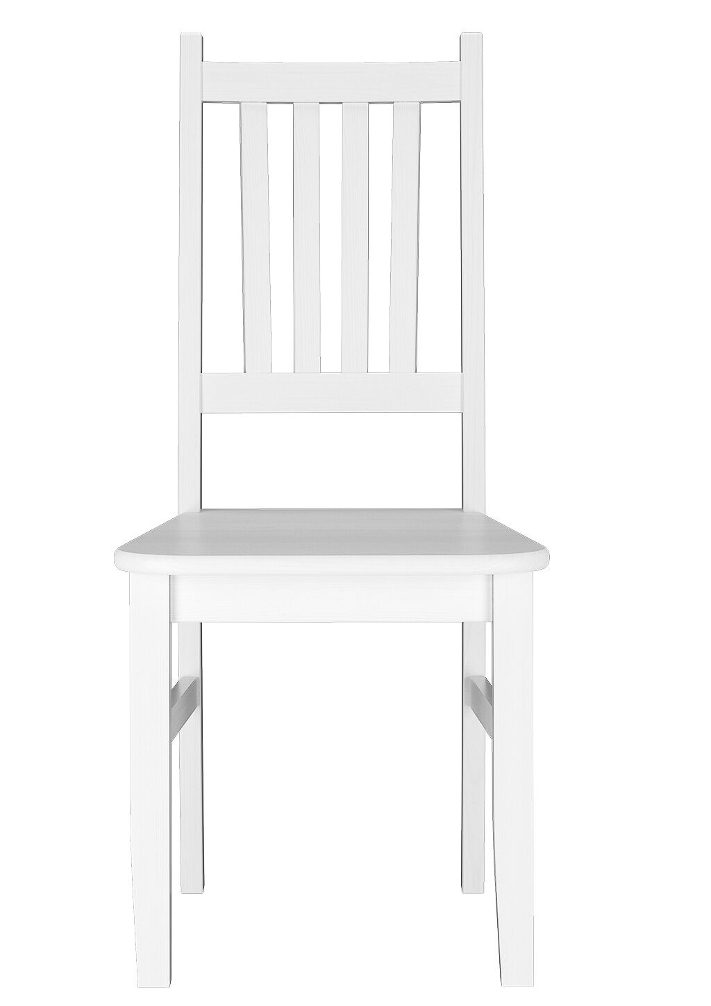 Weißer Stuhl Eris Küchenstuhl Massivholzstuhl Esszimmerstuhl Kiefer 90.71-01 W 