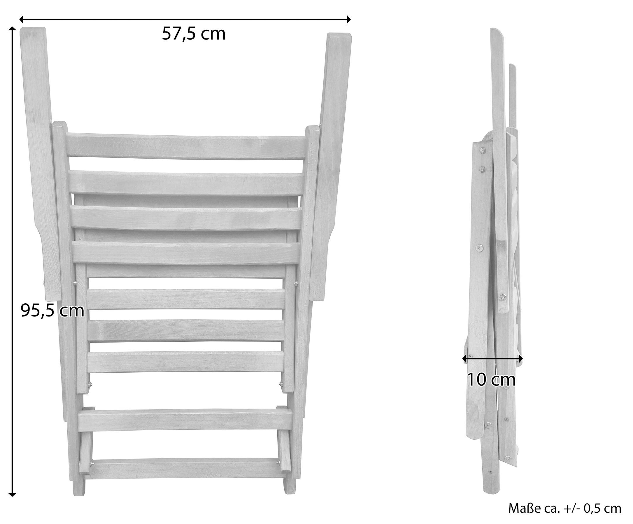 Set tavolo con 2 sedie da giardino, balcone 10-210-2T
