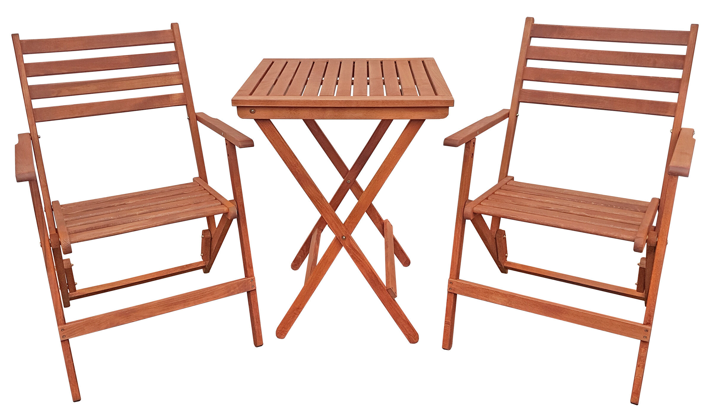Set Tisch mit 2 Stühlen Gartenstühle  10-210-2T