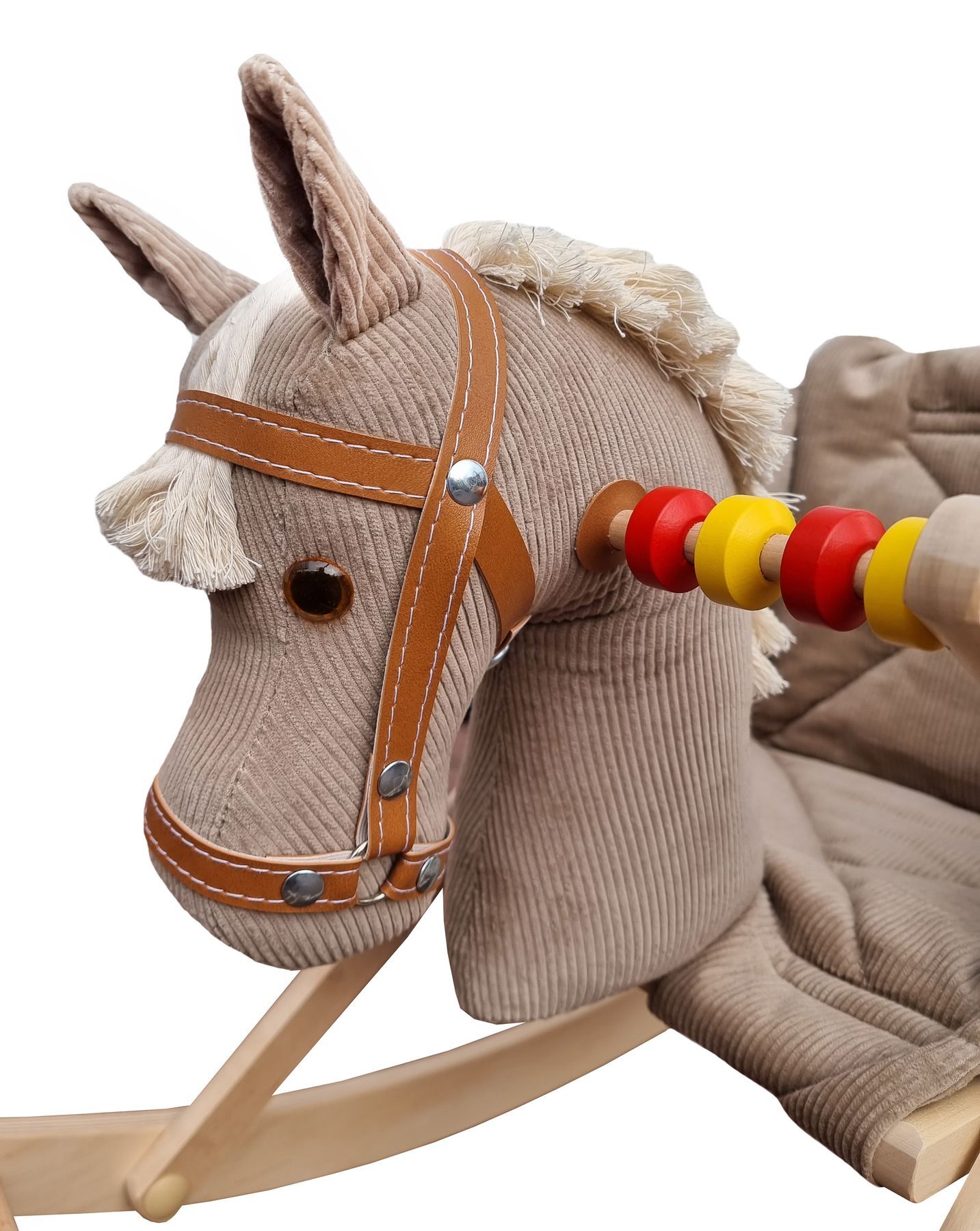 Solido cavallino-seggiolina a dondolo per bambini da 18 mesi con solide maniglie 96-222