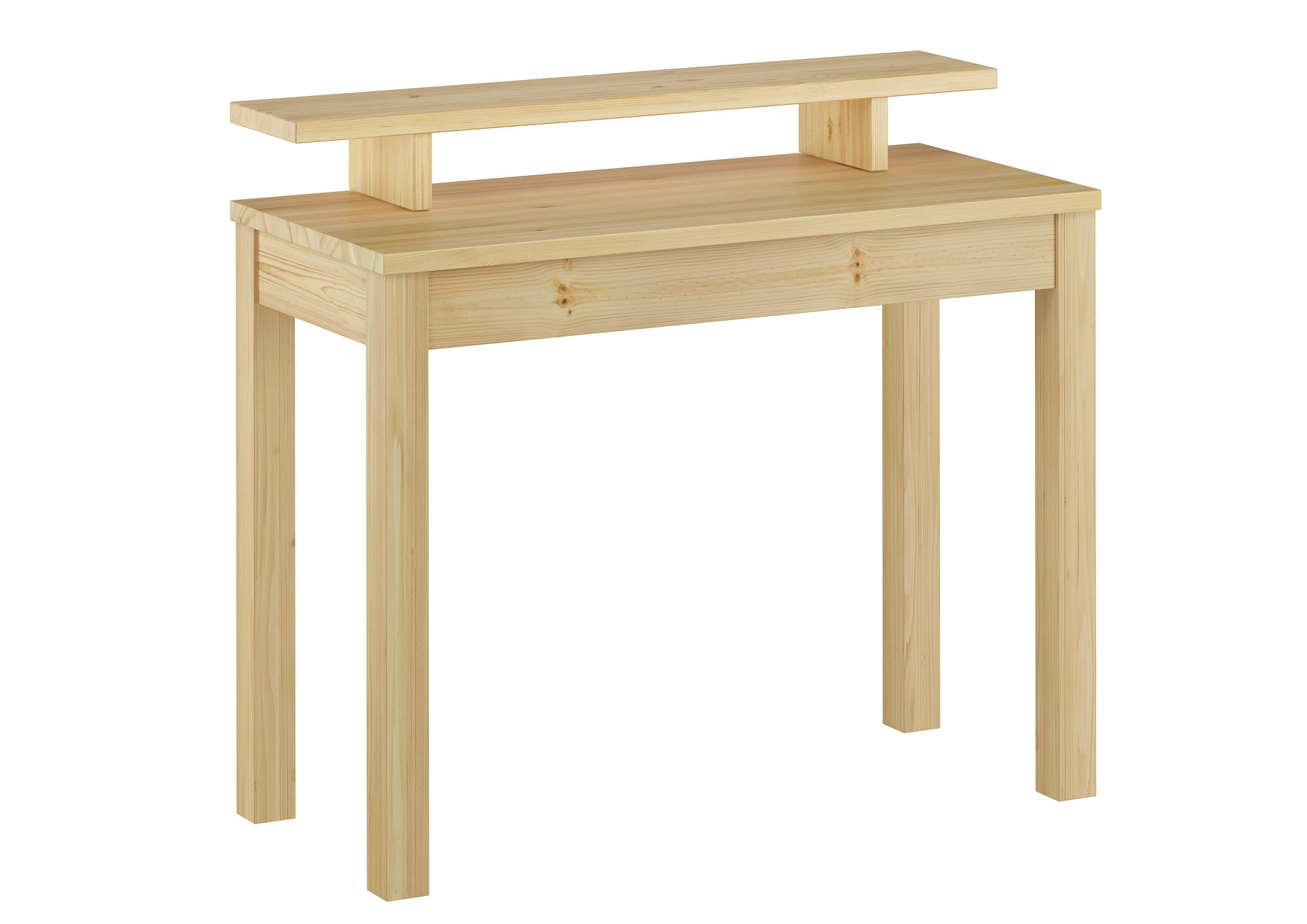 Kieferholzaufsatz für passenden Tisch aus Kiefer