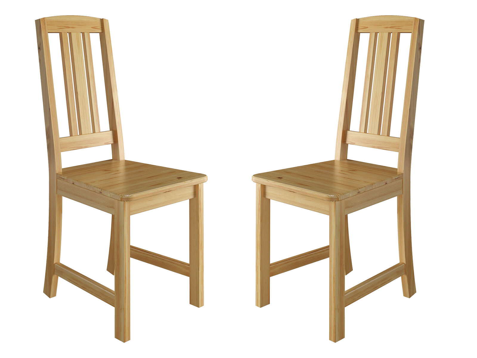 Due eleganti sedie in Pino massello per cucina e sala da pranzo 90.71-22-D