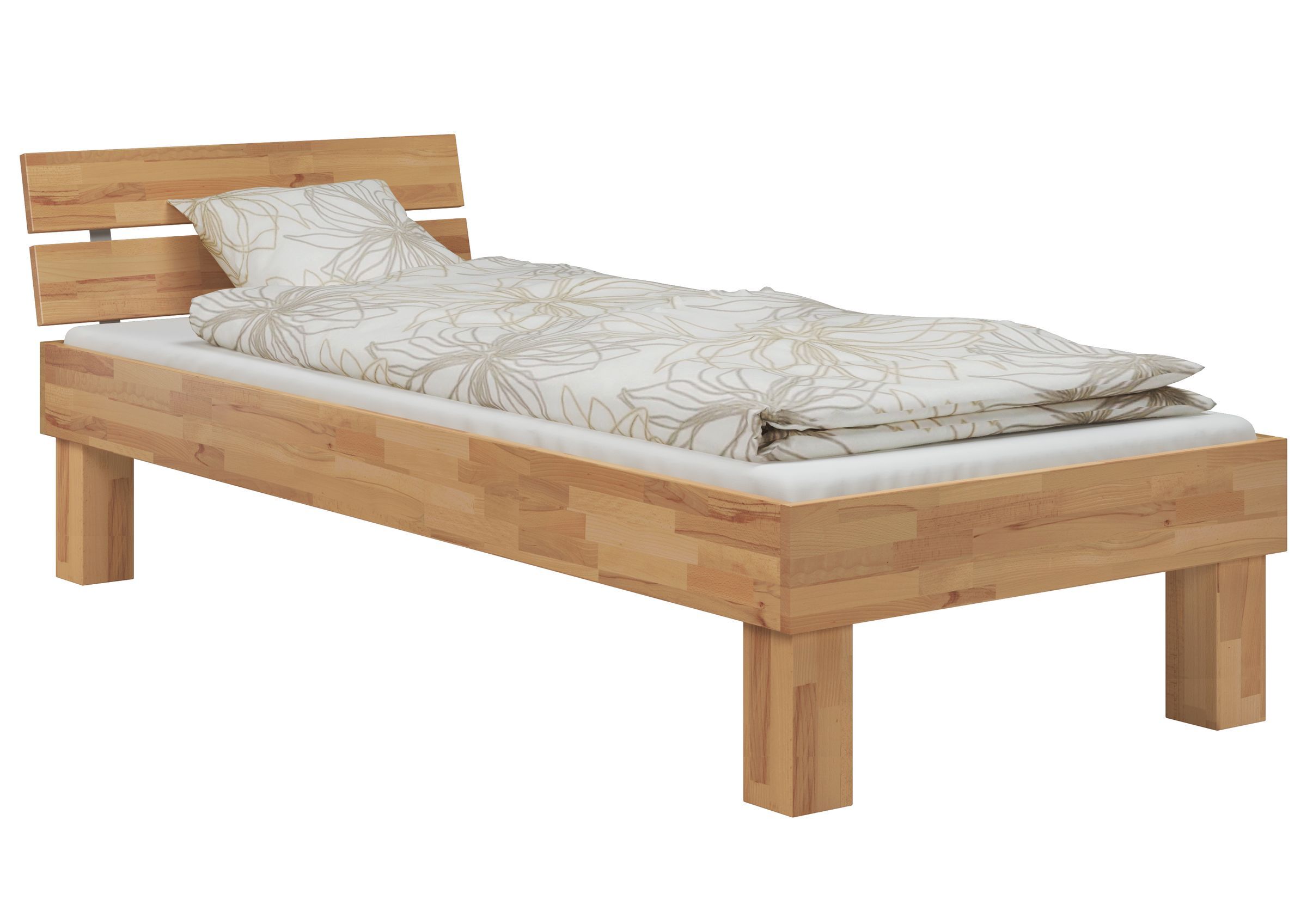 Cinque varianti x moderno letto/futon 100x220 in Faggio laccato ANCHE x ANZIANI V-60.81-10-220