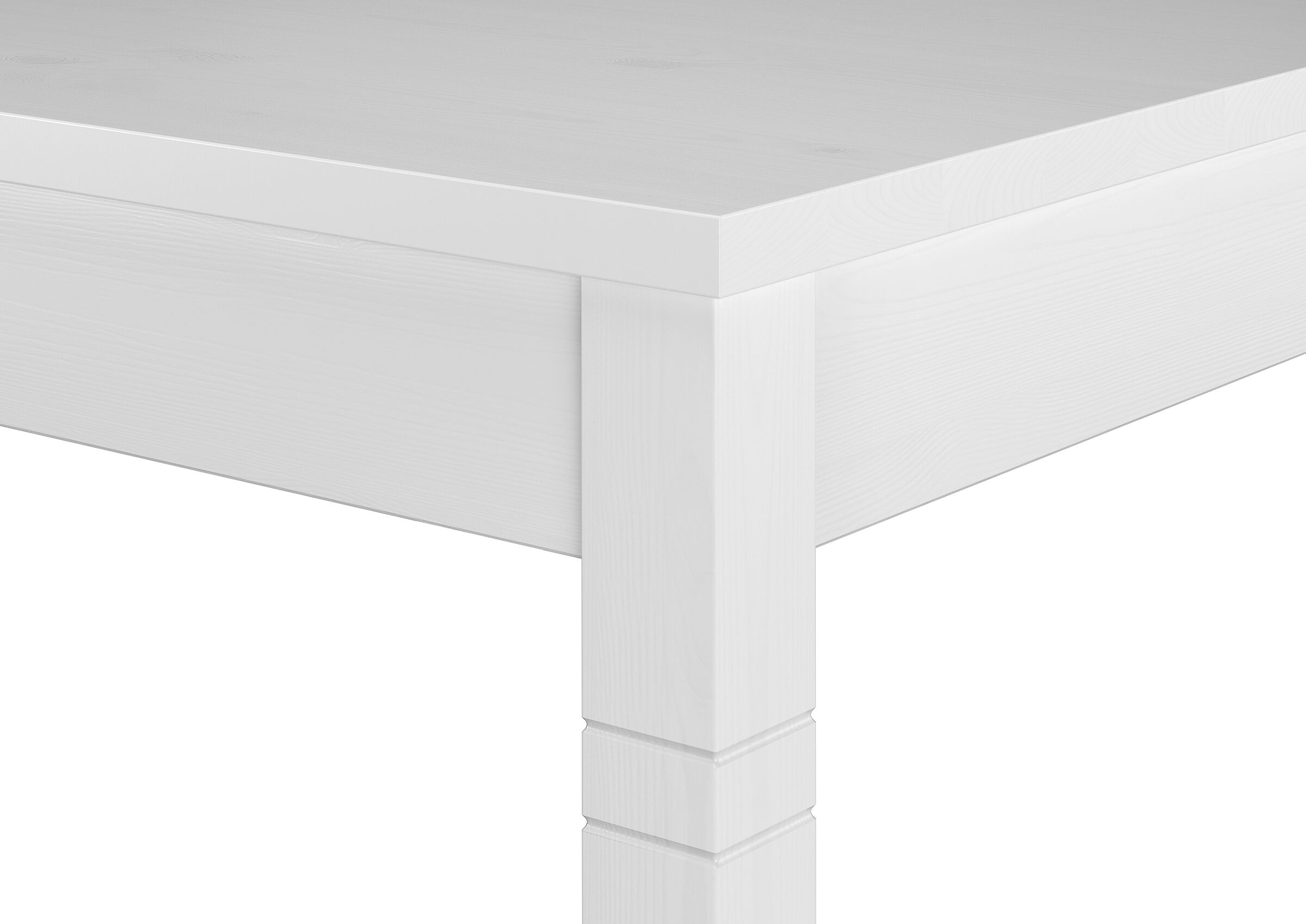 Detail Tischkante weiß