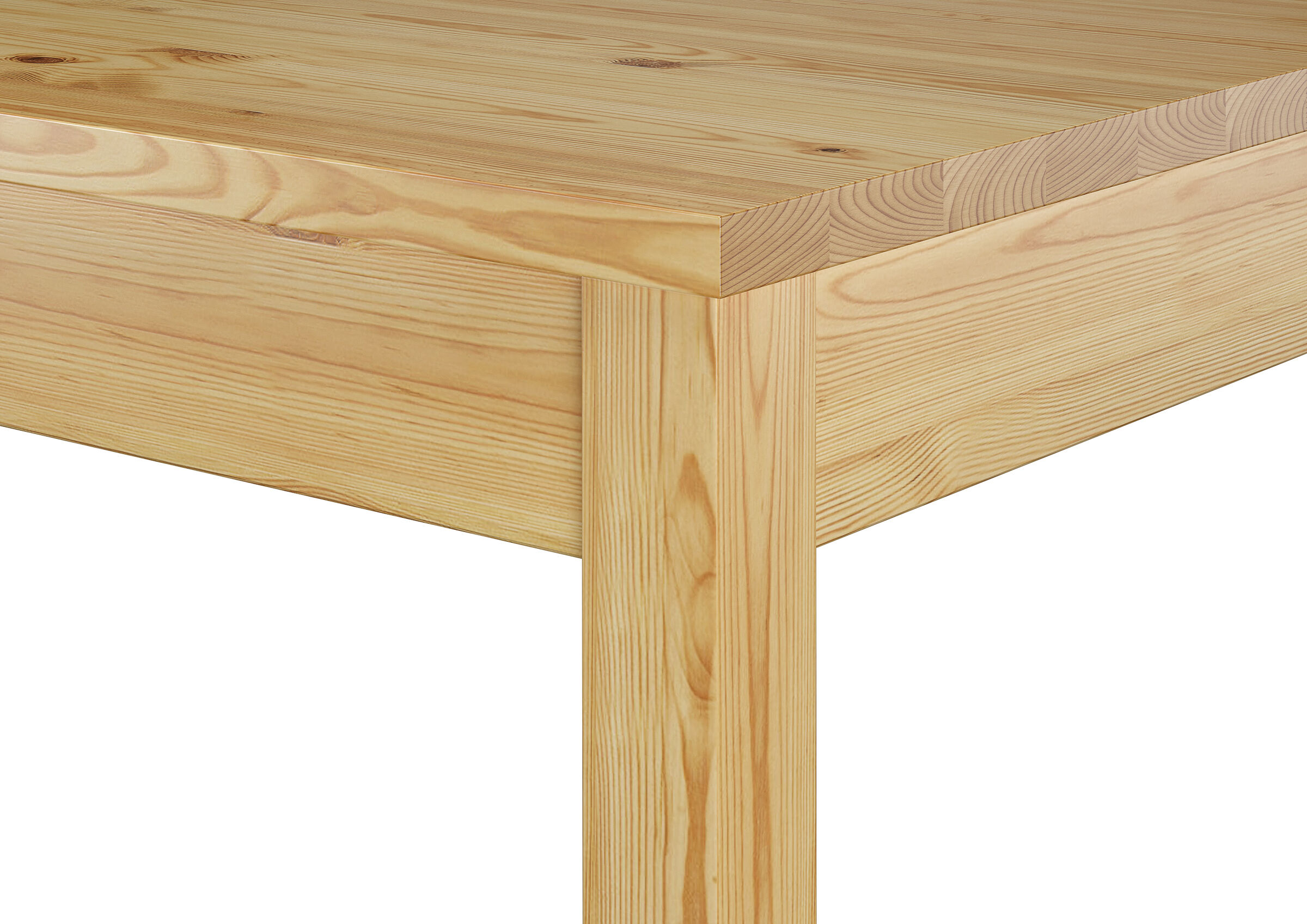 Tischkante Kiefertisch