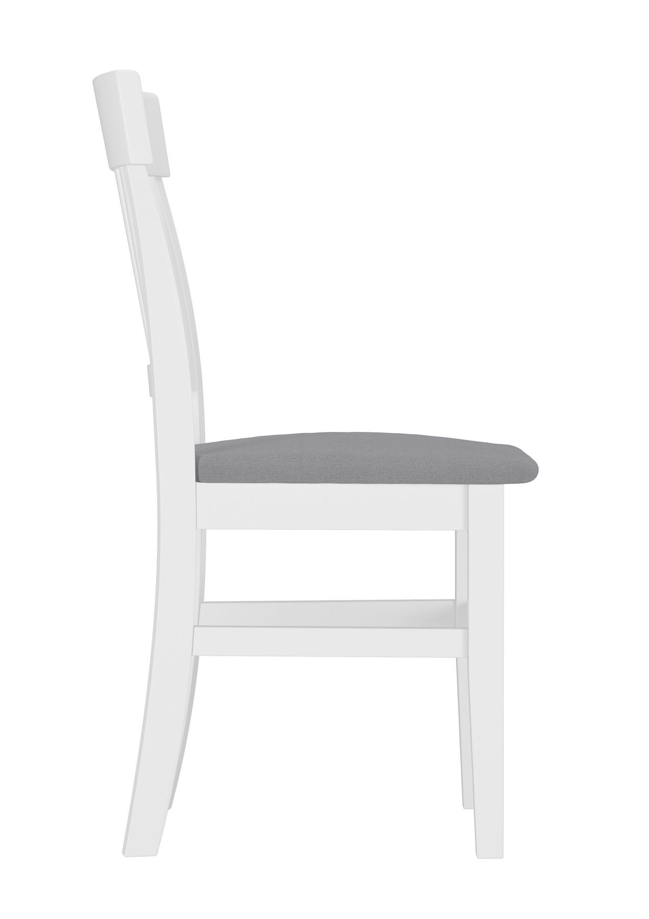 Due varianti di lineare design per sedia bianco acqua in Pino per cucina V-90.71-27W-P21