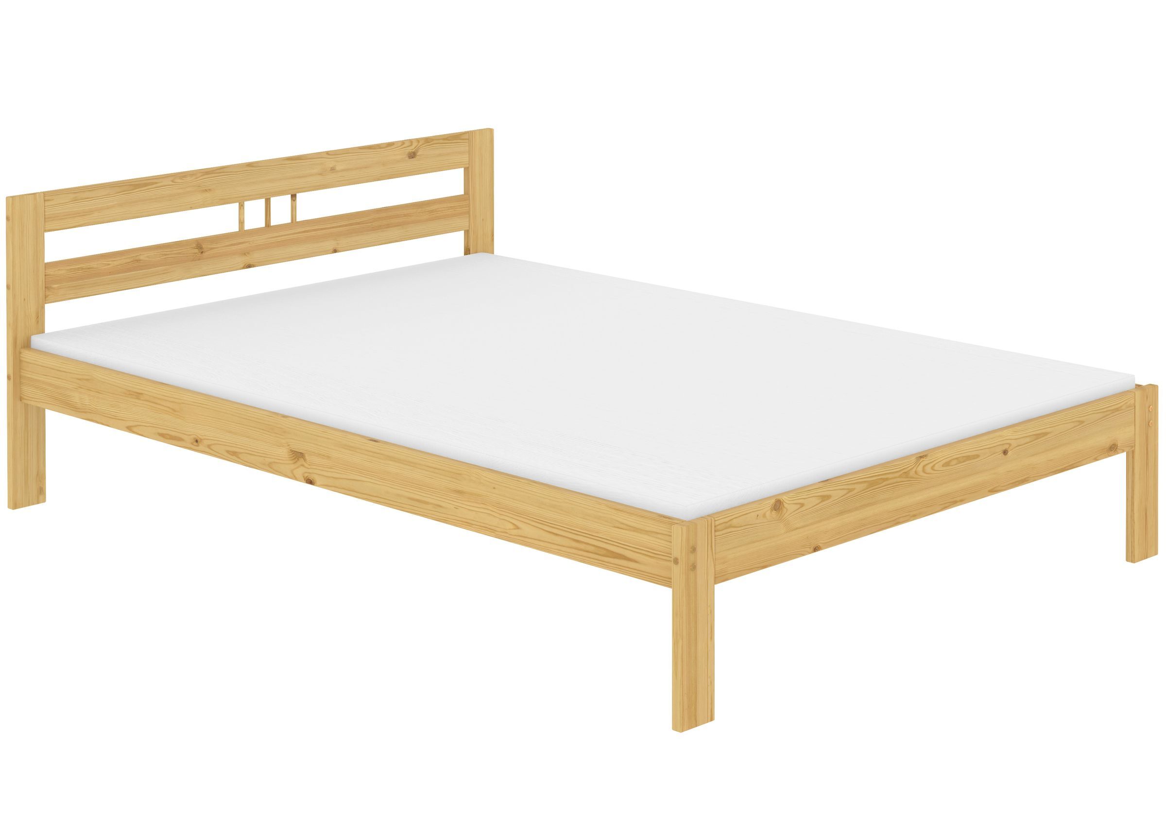 Tre opzioni di solido elegante letto classico 120x200 in Pino massello laccato V-60.64-12